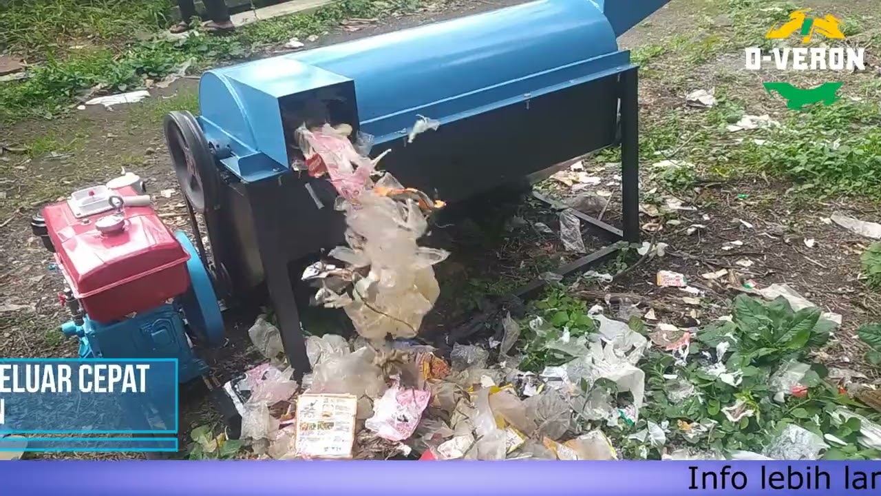 Proses Pemilahan Sampah Organik Dan Plastik Cukup Singakat Dengan Mesin Pemilah Sampah