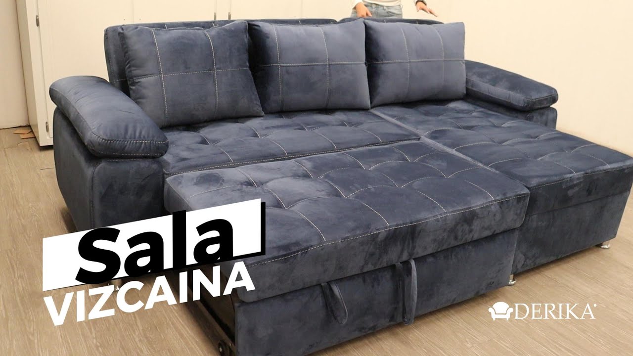 Sala Esquinera con Sof&aacute; Cama Oculto Vizca&iacute;na