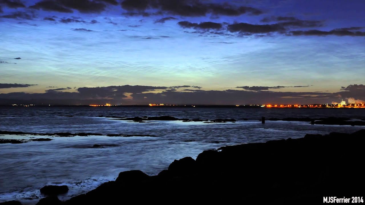 Noctilucent Clouds Timelapse Troon 27/06/14 MJSFerrier