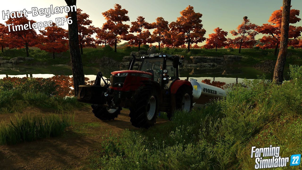 FS22/LS22◼️Haut-Beyleron EP6◼️weeding, Mowing grass, Making bales