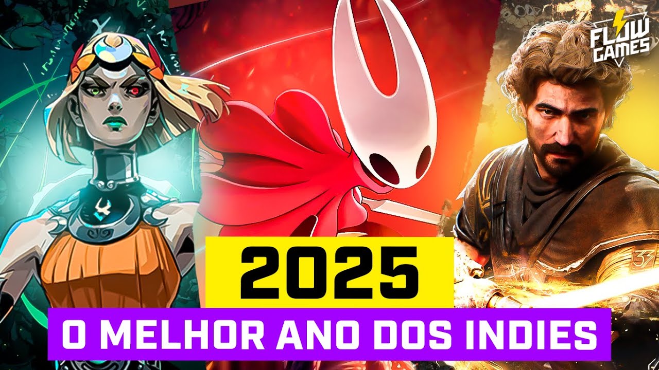2025, o MELHOR ANO dos JOGOS INDIES? - #flowgames #173