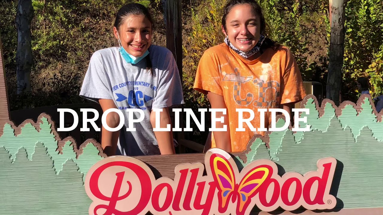 Dollywood Drop line ride 2020