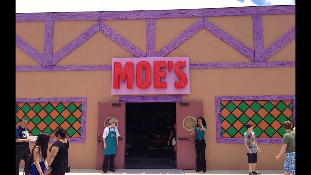 Moe's Tavern at Universal Studios Florida - The Simpsons Fast Food Boulevard - Orlando