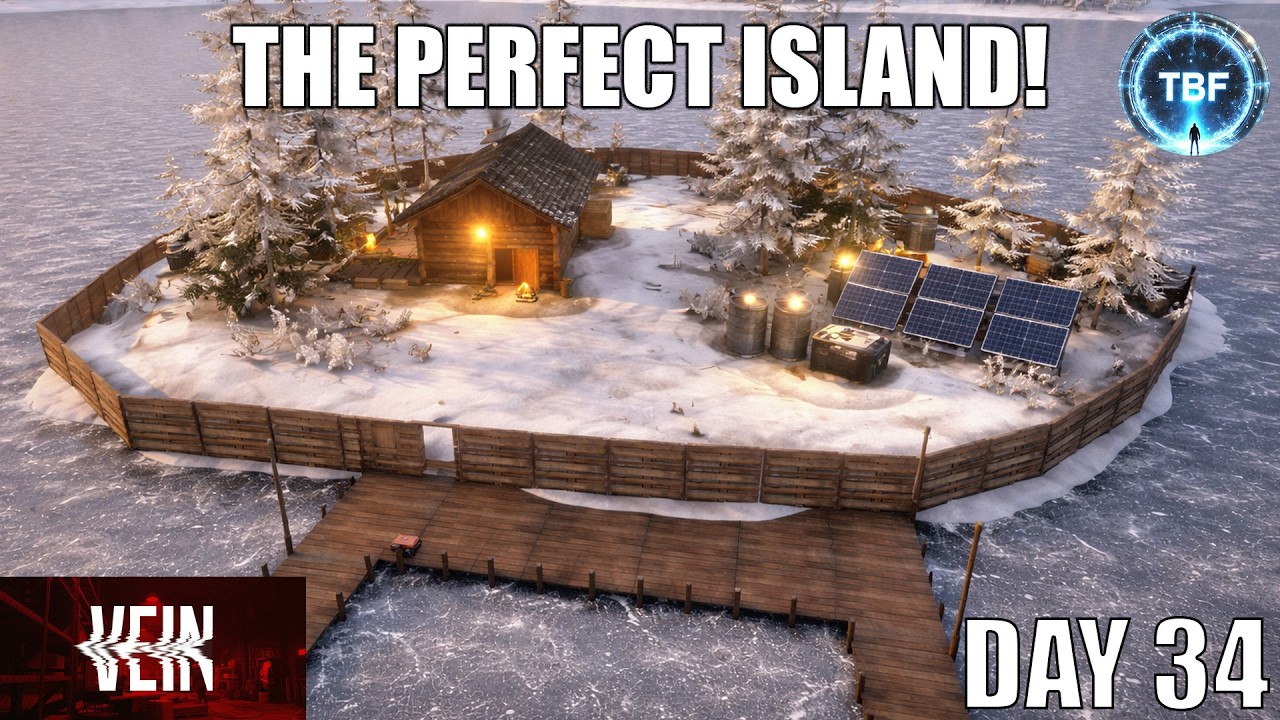 We Finally Secured the Island! Power, Fire & Safety | VEIN Survival Day 34 l [INSANE DIFFICULTY]