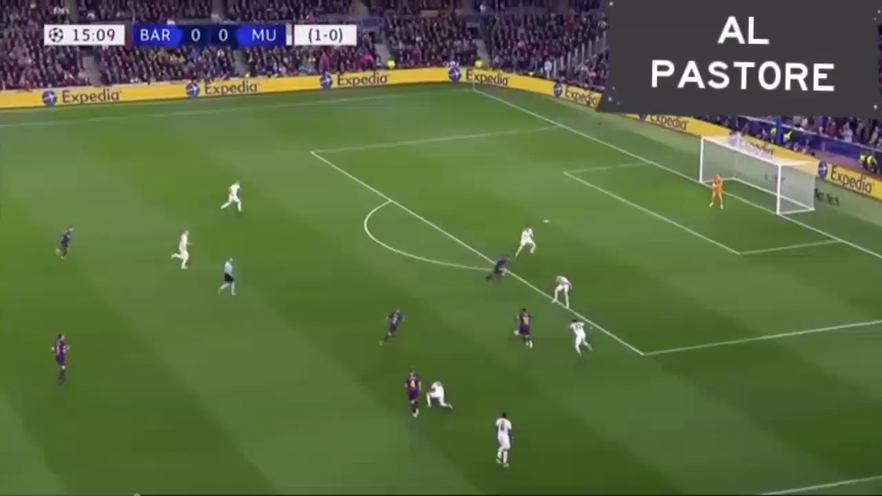 Lionel Messi goal vs. Man United|UEFA Champions League