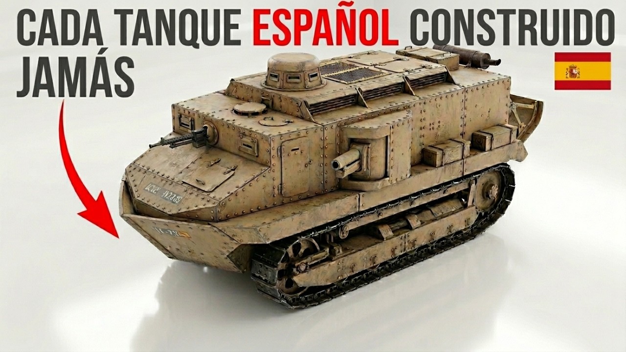 TODOS los carros de combate españoles que se han fabricado