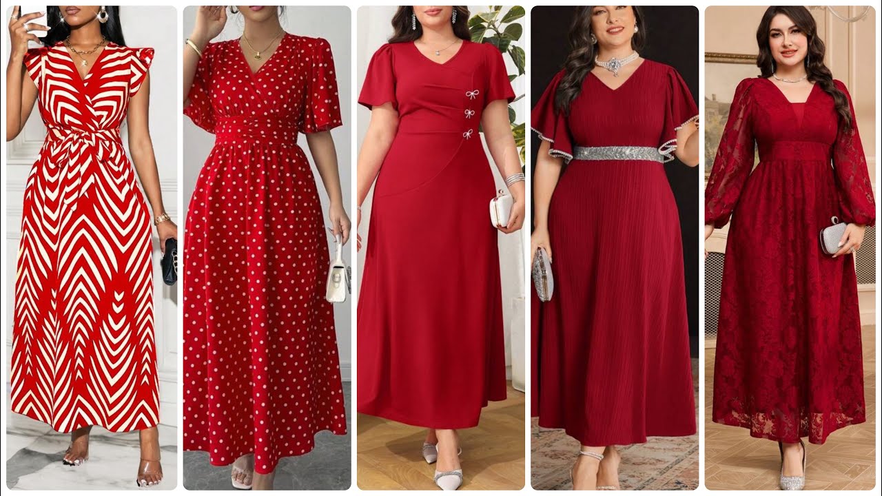 VESTIDOS Elegantes y VESTIDOS Casuales en Color ROJO te Encantarán!