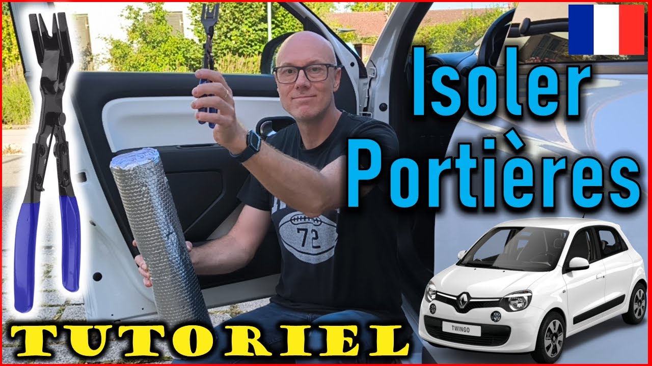 🇲🇫 Comment démonter et isoler les portières - Renault Twingo III 3 - Tutoriel