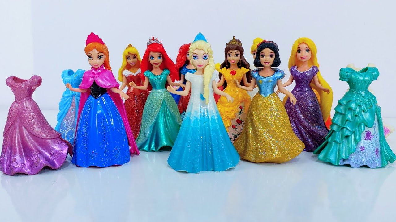 Cute Miniatures Disney Princess Frozen ELSA & Tinkerbell! #elsa #Nezha #shorts #satisfying #unboxing