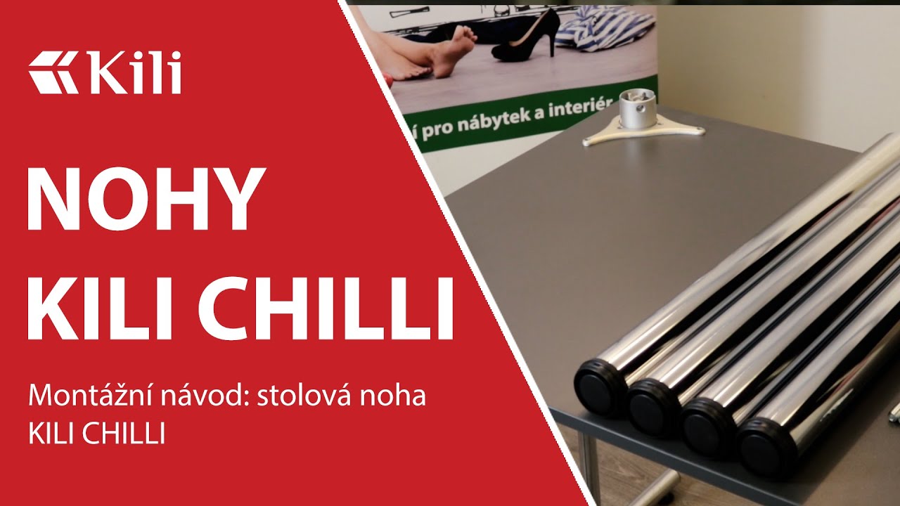 Montážní návod: stolová noha KILI CHILLI