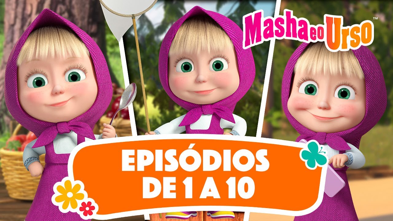 Masha e o Urso 👧🐻 1ªTEMPORADA: Veja episódios de 1 a 10 🔥 Desenhos animados para crianças