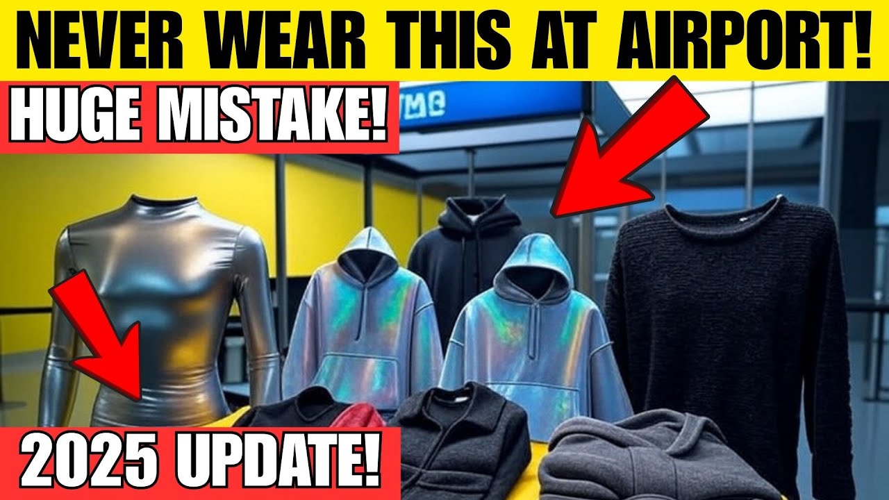 NEVER Wear These 5 Things Through Airport Security (2025 Update)