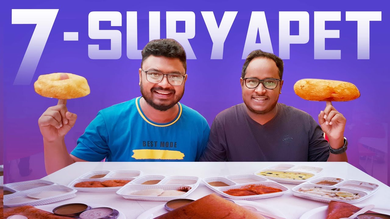Breakfast at Suryapet Highway - 7 Food court l Hyderabad To Vijayawada | Food Monks