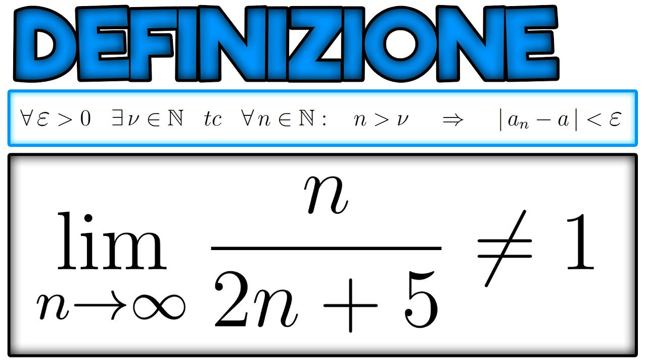 VERIFICA IL LIMITE con la DEFINIZIONE DI LIMITE - Ripetizioni di Matematica