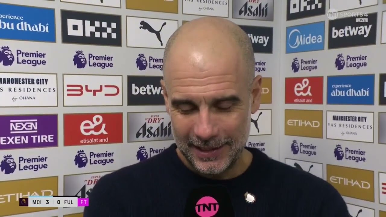 City mount pressure on Arsenal | Man City 3-0 Fulham | all reactions Pep, Somenyo and Nico O’Reilly