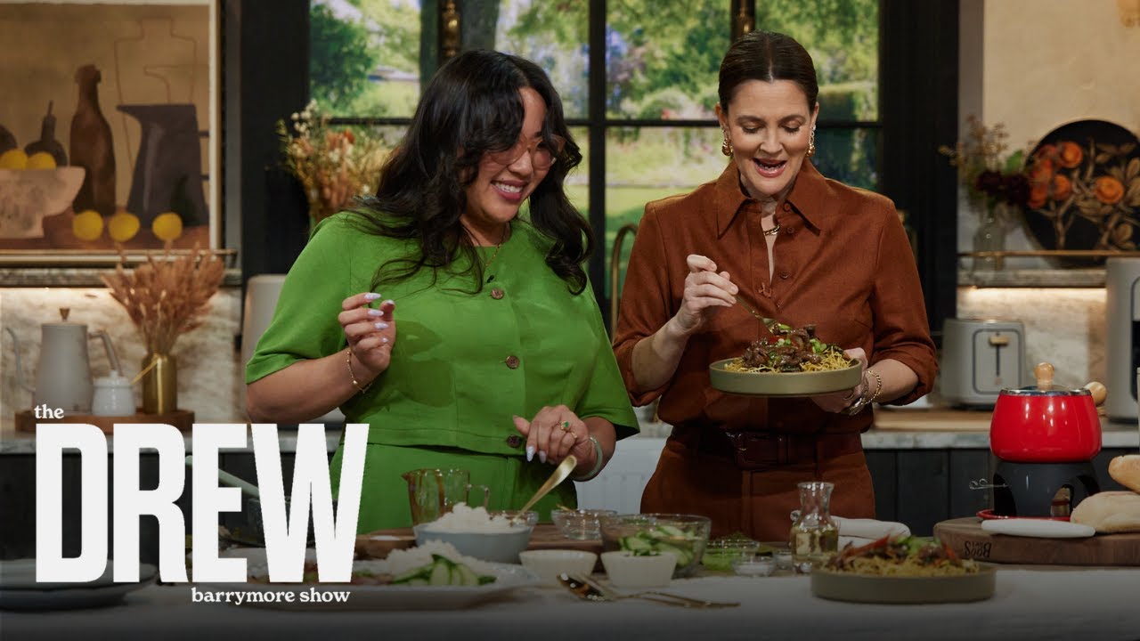 Nini Nguyen Shows Drew Barrymore How to Make Lemongrass Porkchops | The Drew Barrymore Show