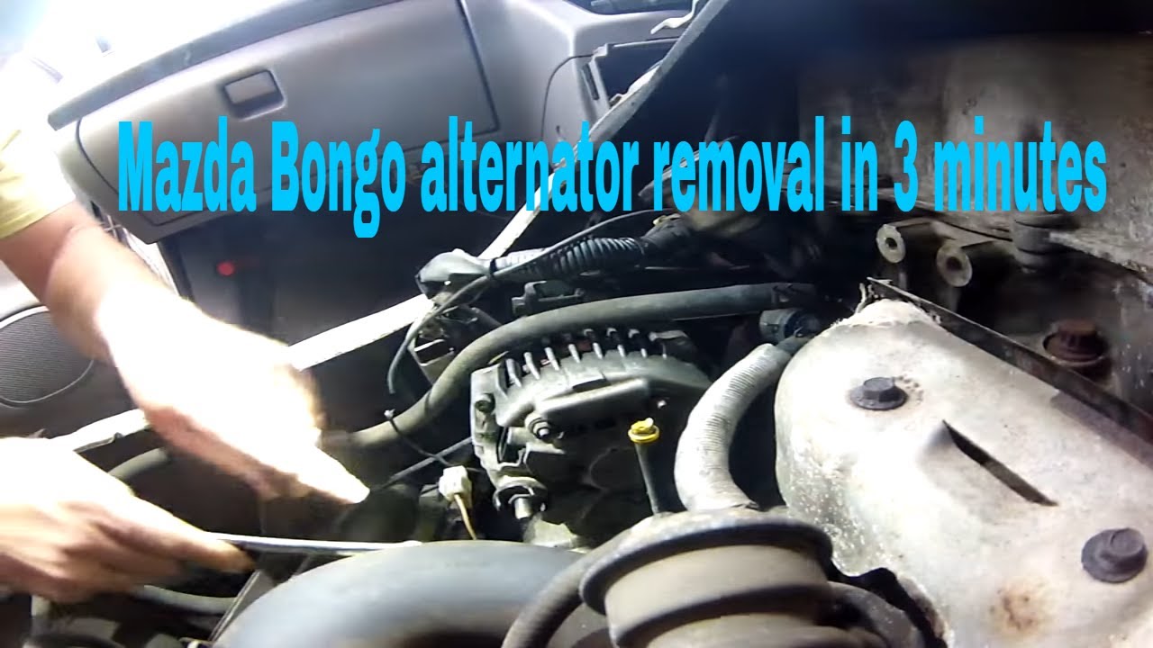 FORD FREDA mazda bongo taking the alternator out in 3 minits