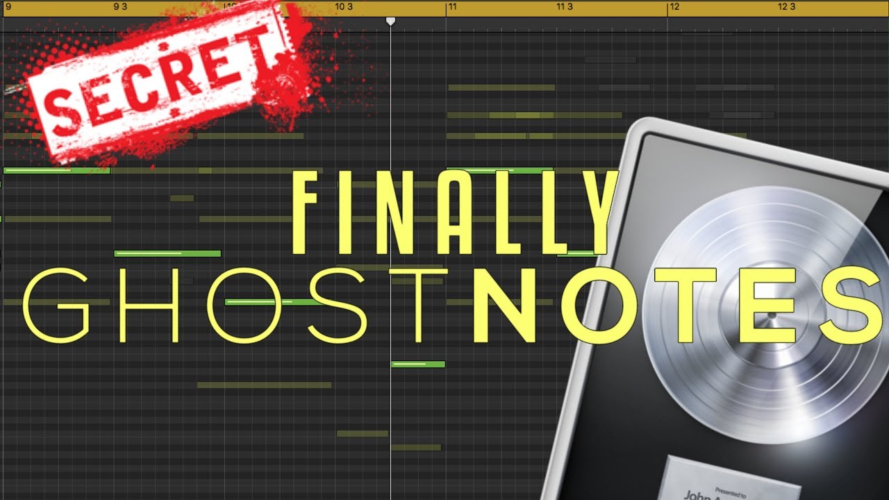 NO MORE SECRETS!!! Music Theory Hack Using Ghost Notes In Logic Pro X
