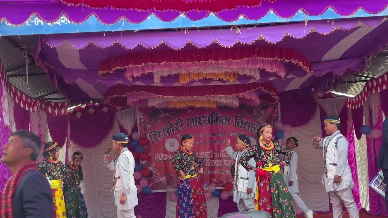 Class 4&5 performance on Tamang selo // Manju Lama’s choreography 😍