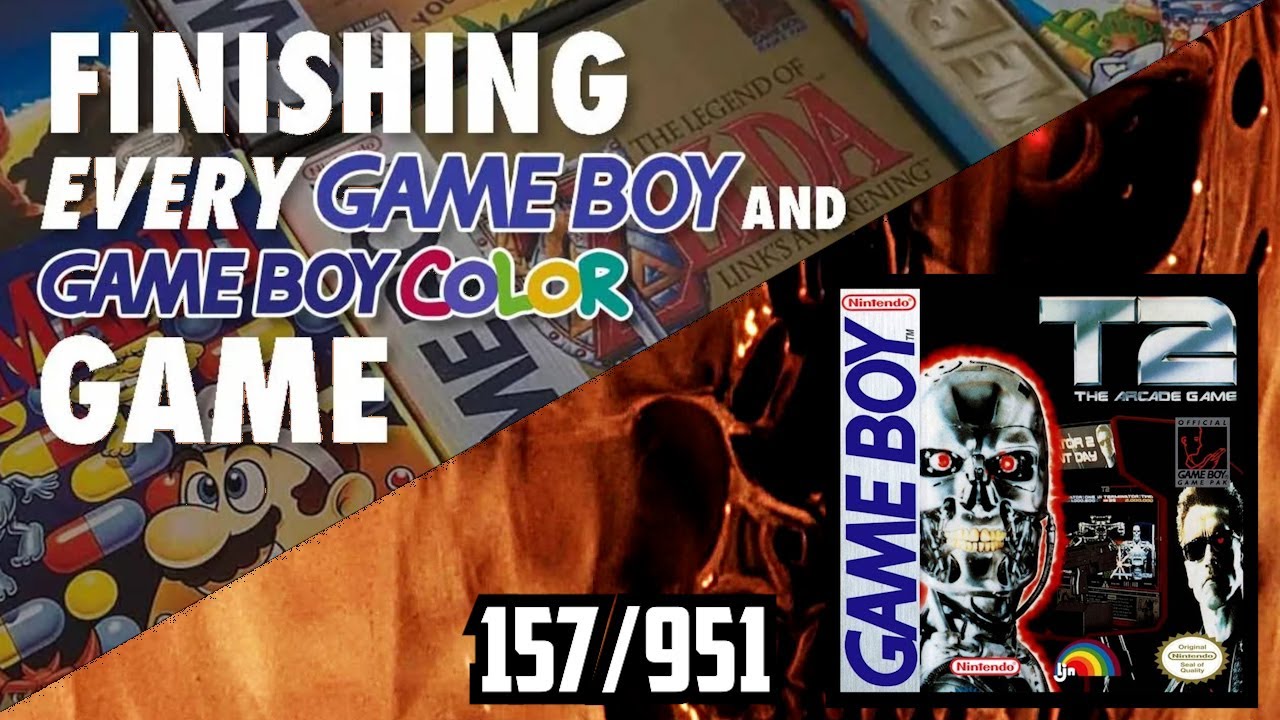 Прохождение ВСЕХ игр GB/GBC - T2: The Arcade Game (157/951)