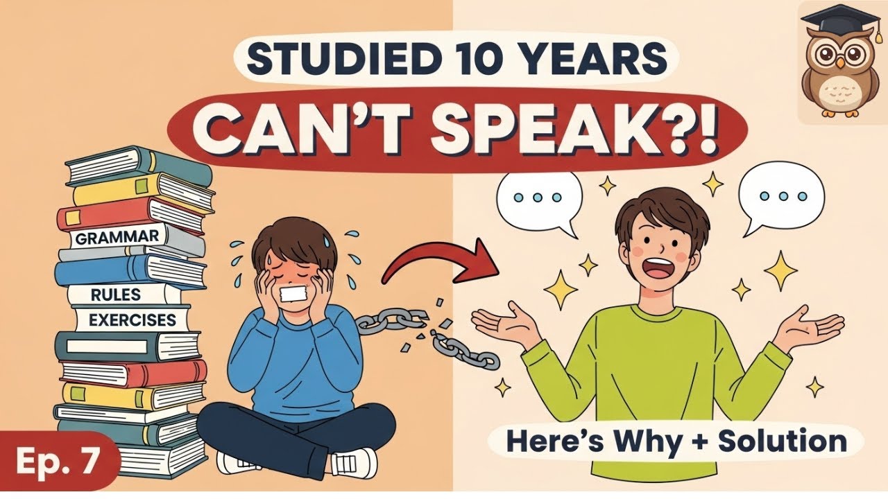 I Studied English for 10 YEARS But Can't Speak... Here's Why