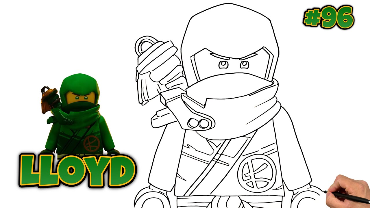 Как нарисовать ЛЛОЙДА шаг за шагом | LEGO: Ninjago #ninjago #ninjagolloyd