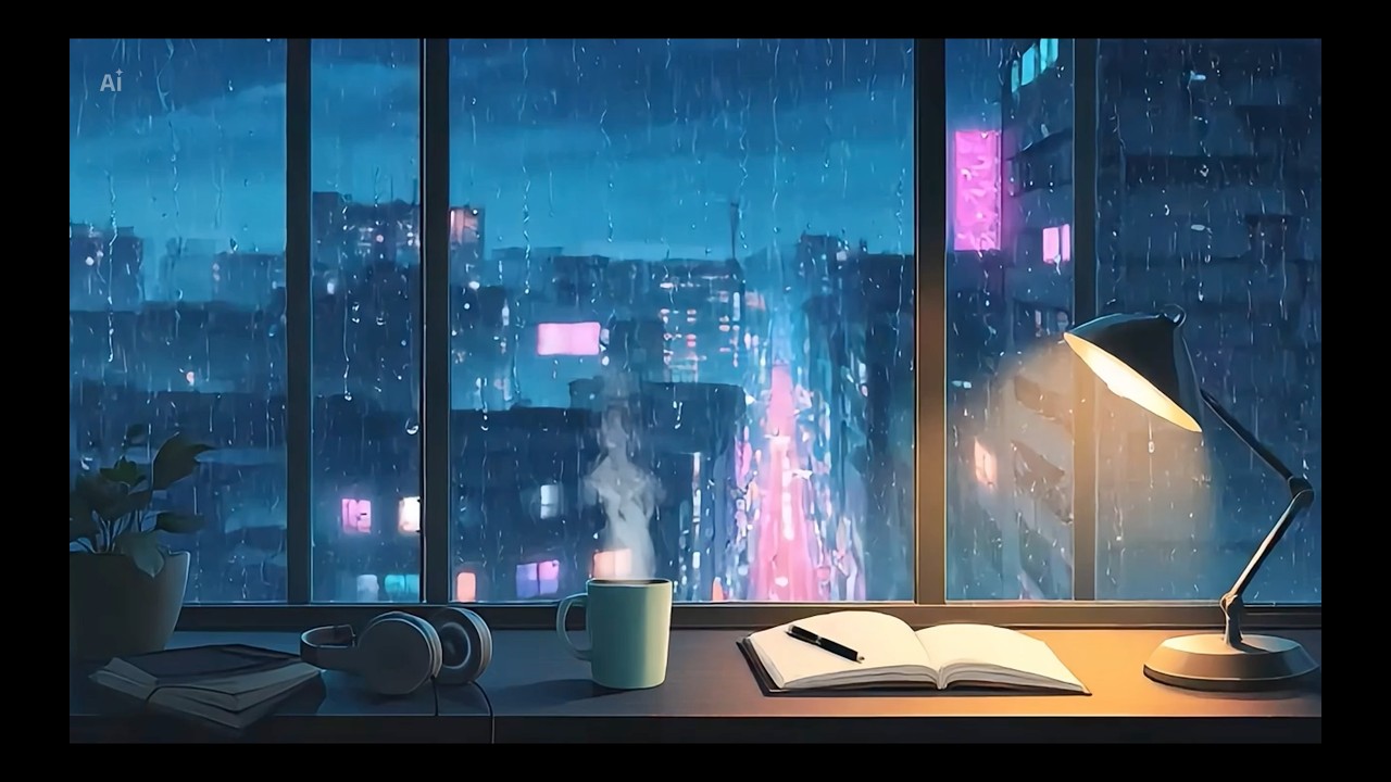 Rainy Day Study mix 🌧️ [ Lofi / Chillhop ] for a relaxing Atmosphere