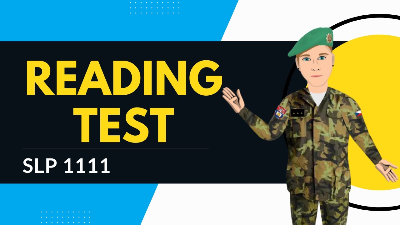 READING TEST level 1 + vysvětlení (Stanag 6001)