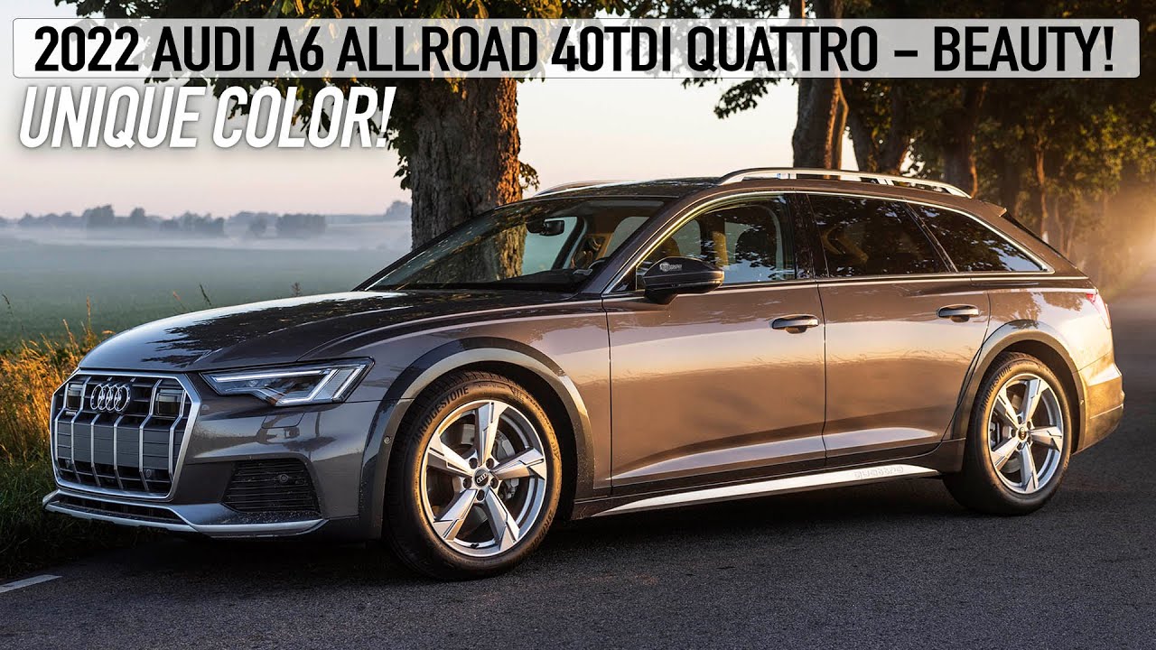 UNIQUE SPEC! 2022 AUDI A6 ALLROAD 40TDI QUATTRO - SOHO BROWN METALLIC - THE WORKHORSE - In Detail