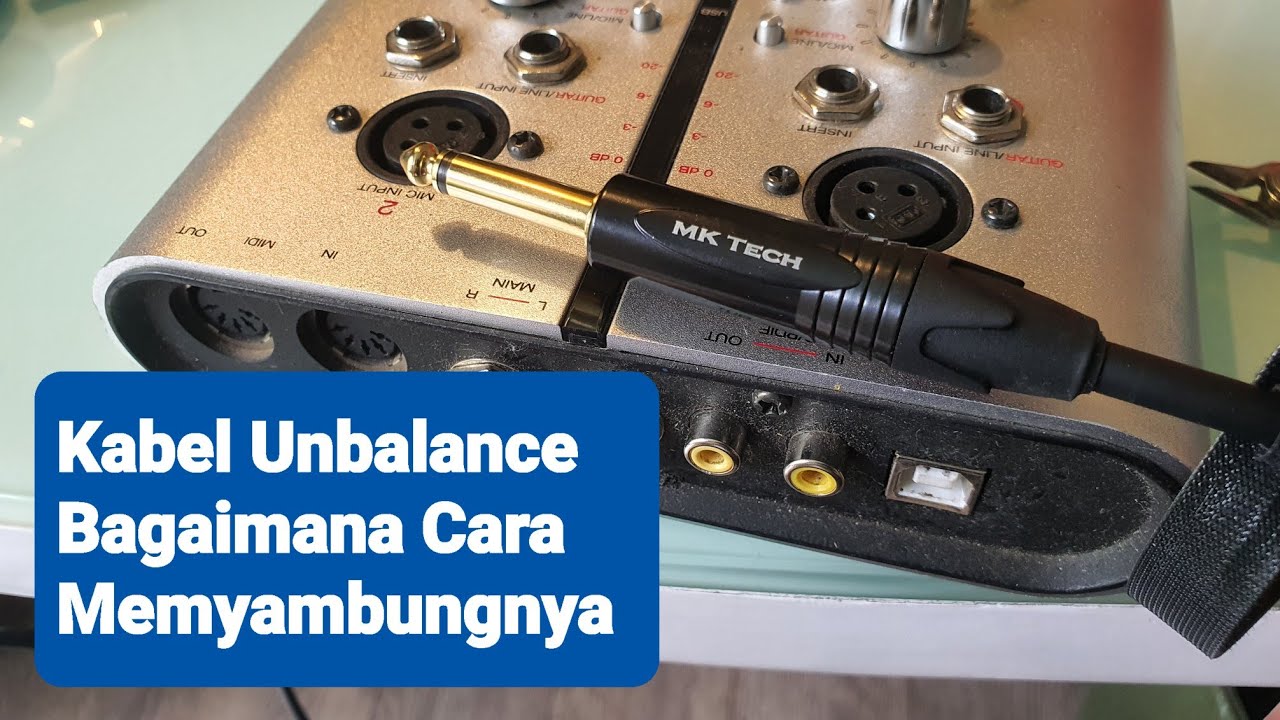 Kabel Unbalance Bagaimana Membuatnya Dan Menyoldernya