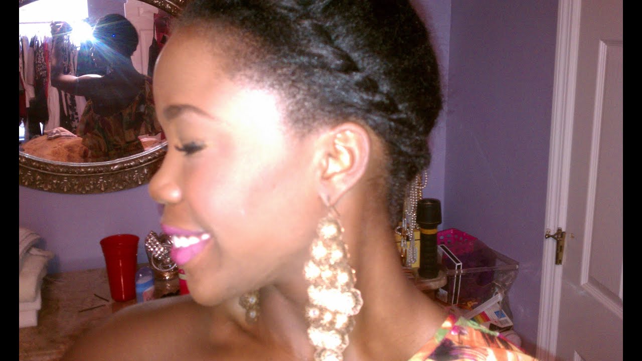 Grecian Inspired Hair Tutorial for Natural Hair