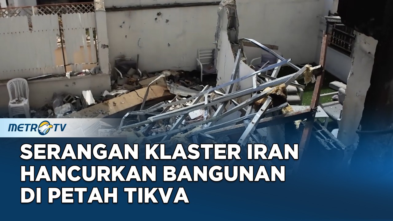 Serangan Klaster Hancurkan Bangunan di Petah Tikva