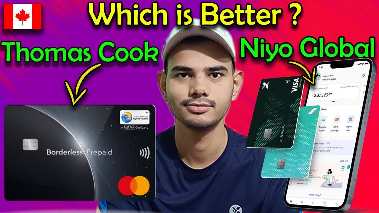 Best FOREX CARD For Canada Jan intake 2024  | Thomascook , Niyo Global Equitas card