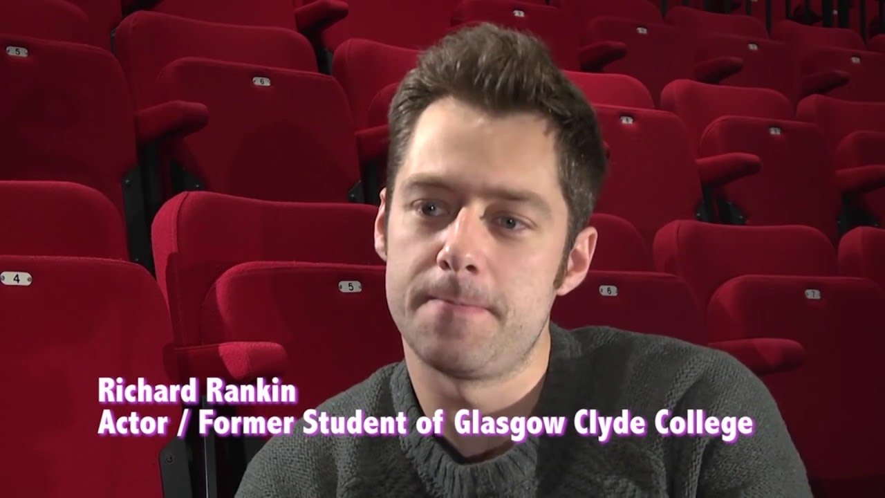 Actor Richard Rankin talks about his experience at Glasgow Clyde College.