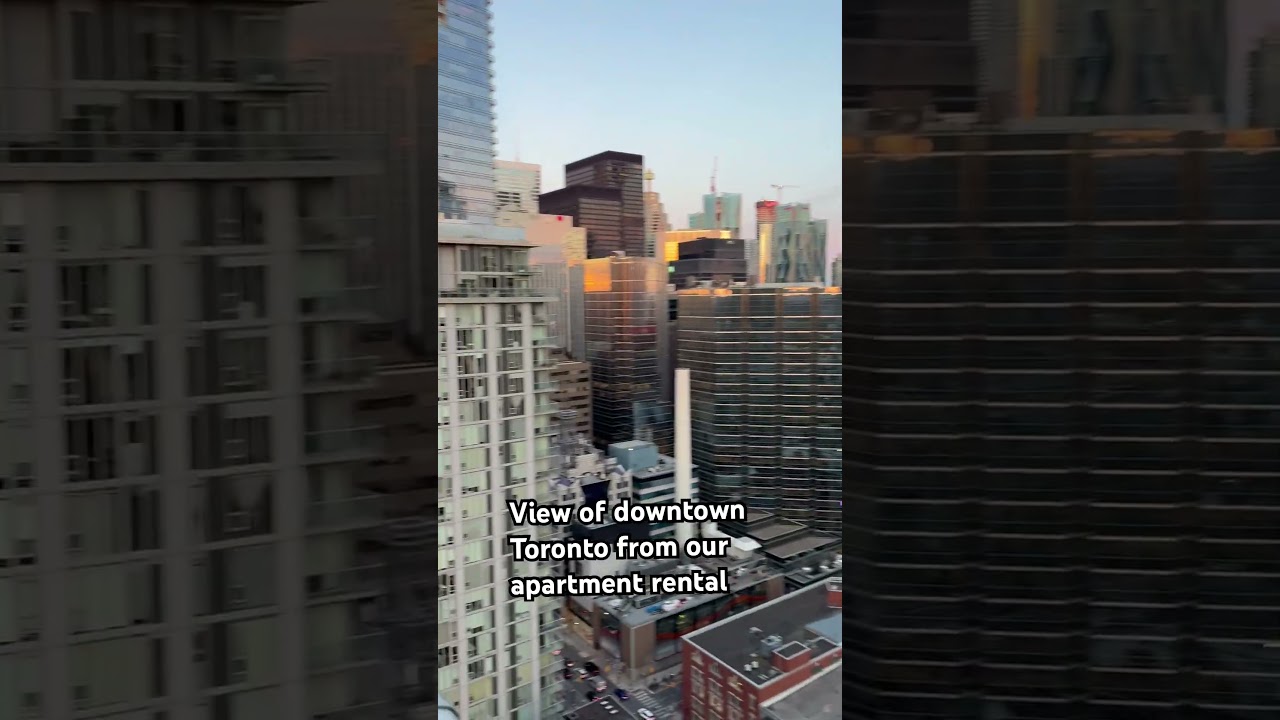What a view of downtown Toronto 🌆 from my girls’ trip 