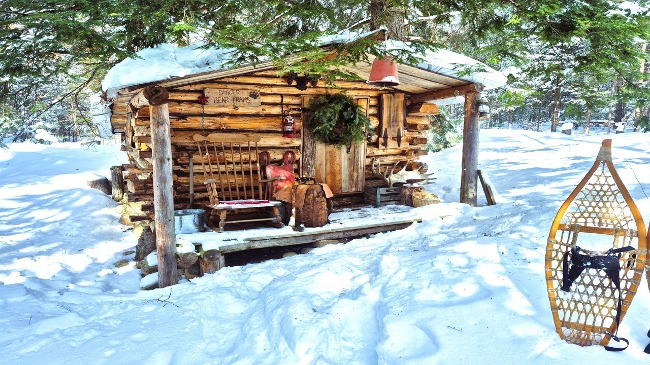 From Freezing To Cozy. Woodstove Fire Steak & Bannock