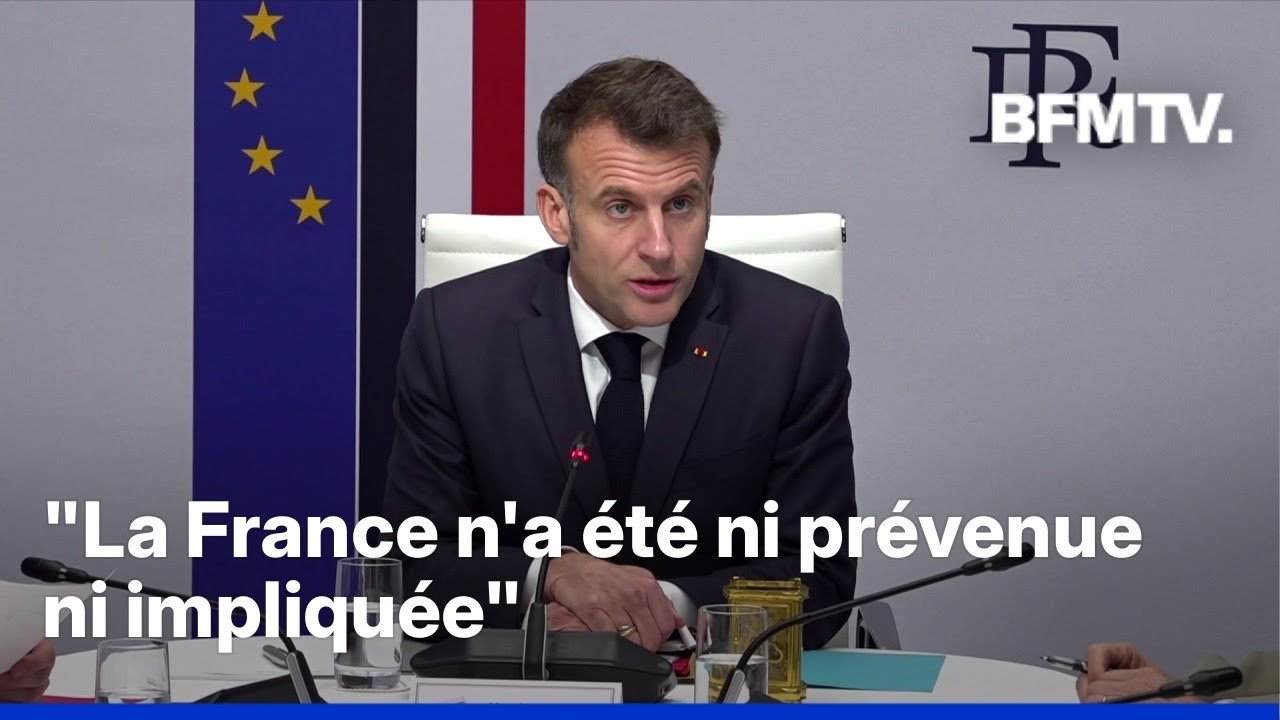Frappes en Iran: Emmanuel Macron convoque un Conseil de défense à l'Élysée