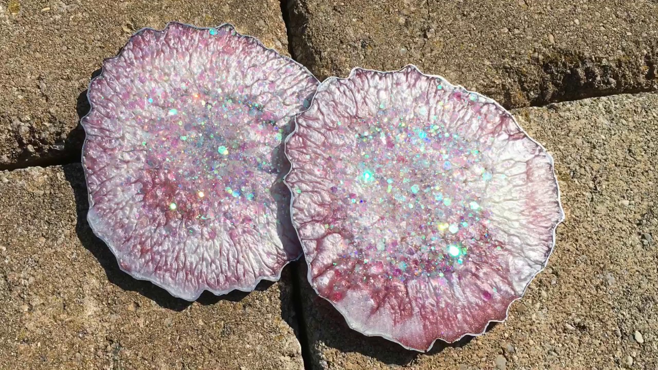 Agate and Geode Coasters Tutorial!