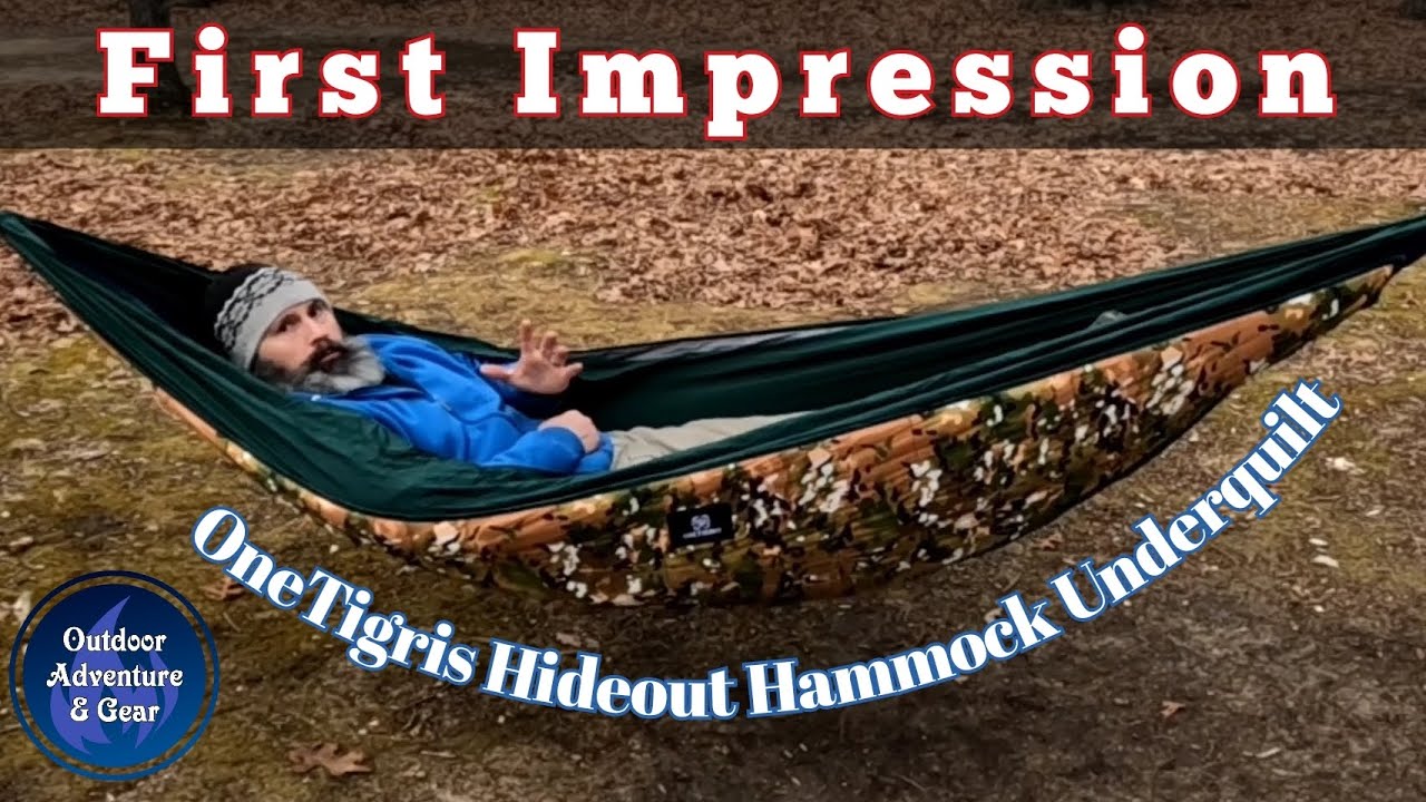 Will This Work? OneTigris Hideout Hammock Underquilt - My First Impression