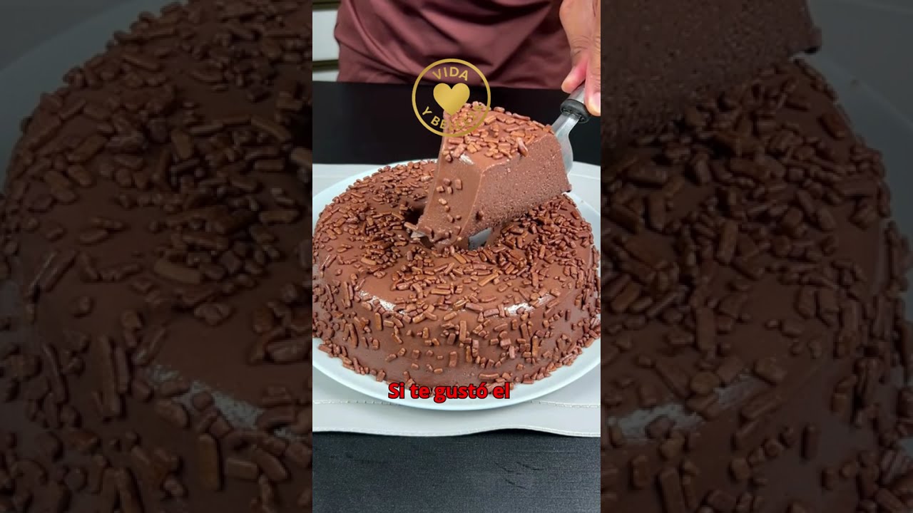 Pudín cremoso de chocolate y coco❤️#tips #shorts #salud #consejos #recetas #recetas #cocina