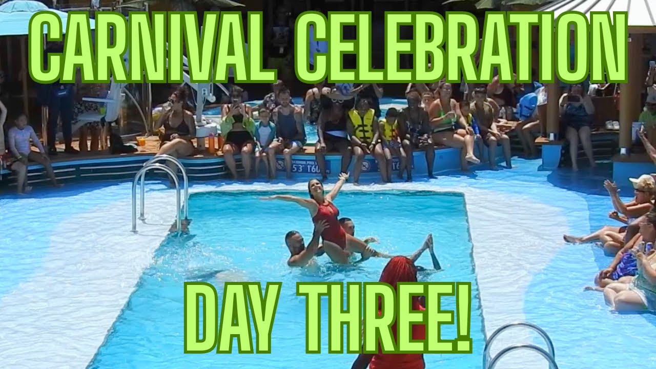 Третий день круиза «Carnival Celebration» и наш второй день в море.