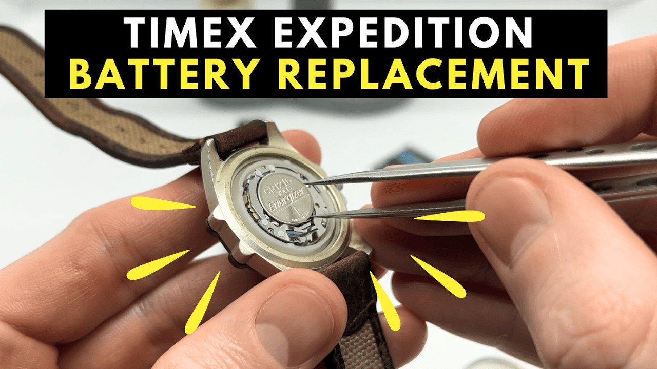 Timex Expedition Watch Battery Replacement