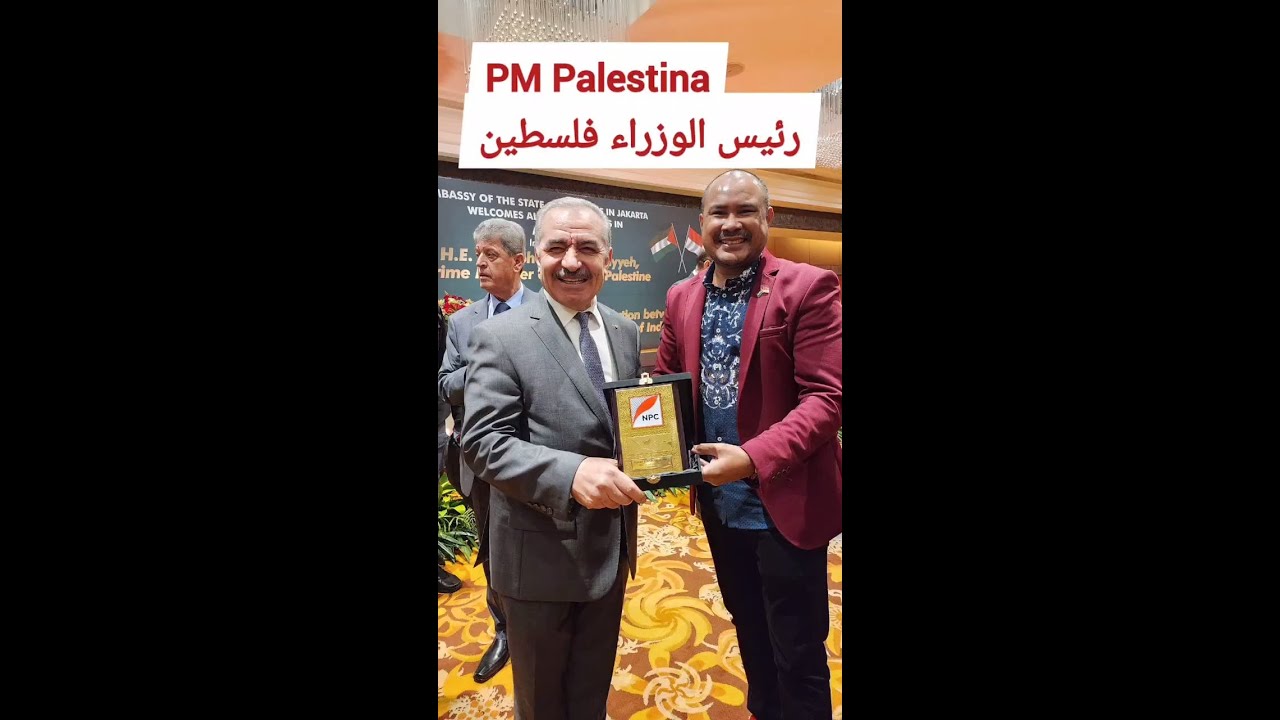 BANG ONIM TEMUI PM PALESTINA SAMPAIKAN PESAN SALAM RAKYAT INDONESIA
