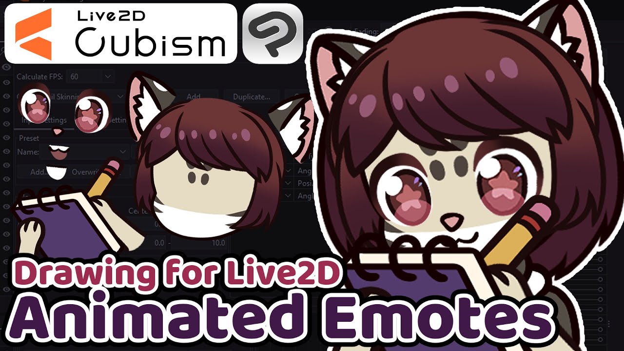 HOW TO: Make an Animated Emote using Live2D【PART 1 - ART】