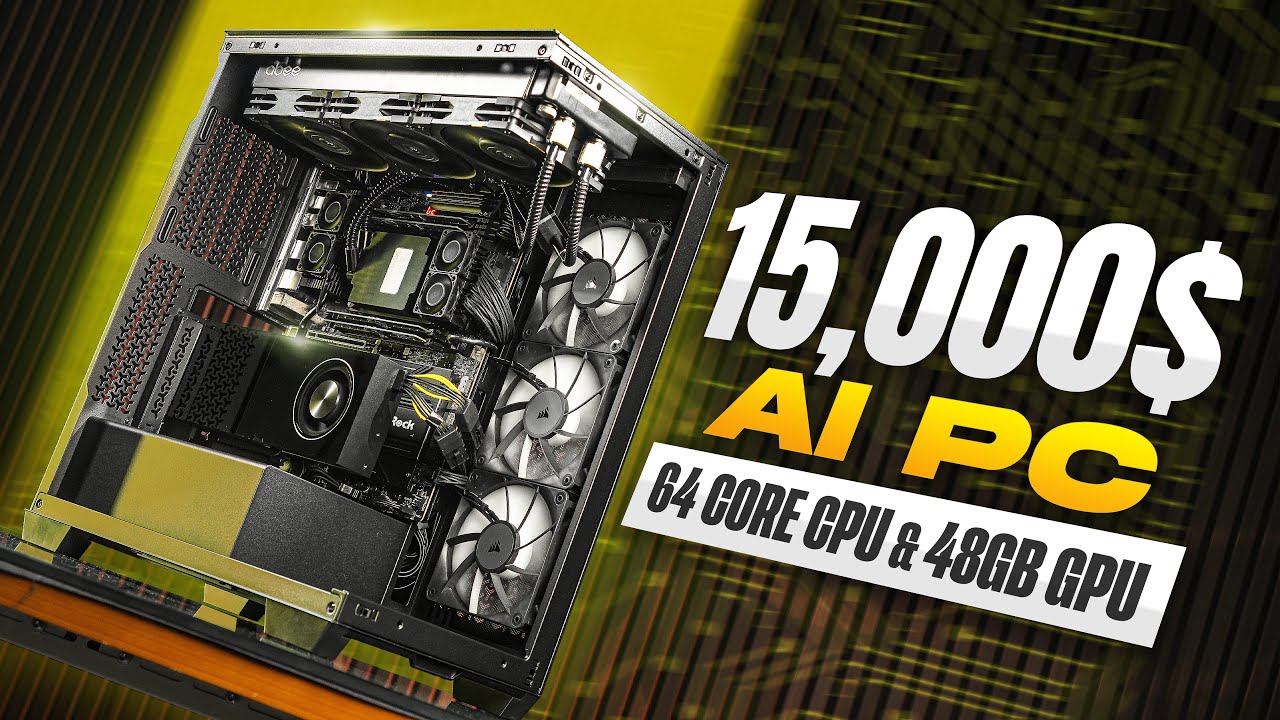 $15,000 Ultimate AI Model Training PC Build | Threadripper 7980X + RTX A6000 Beast