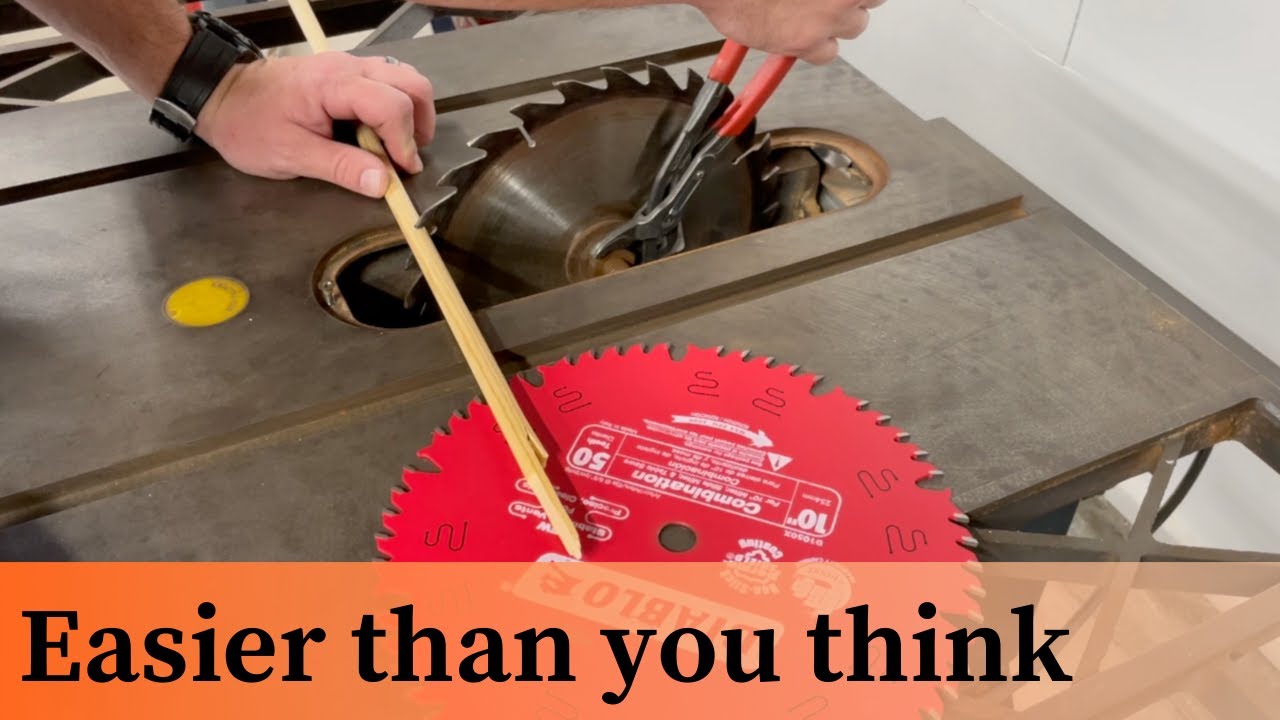 Craftsman 113 Table Saw Blade Replacement Tutorial