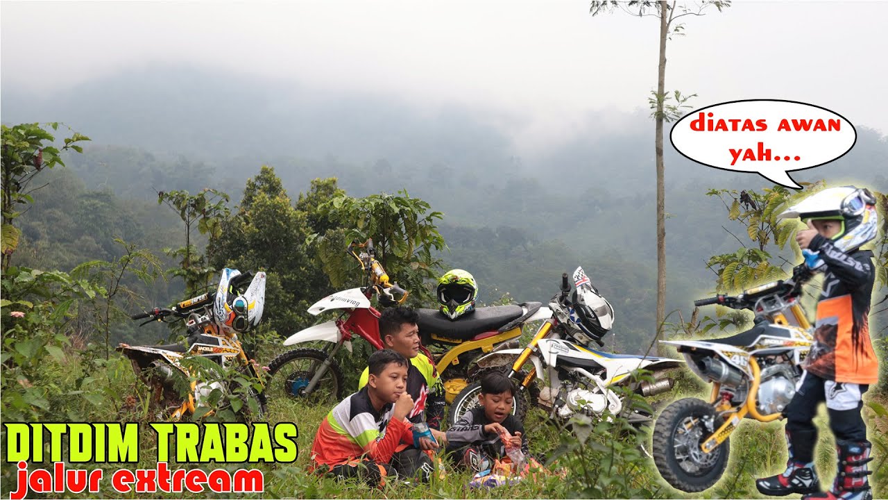 ditdim grasstrack trabas jalur extream dan licin, ditdim main motor trail