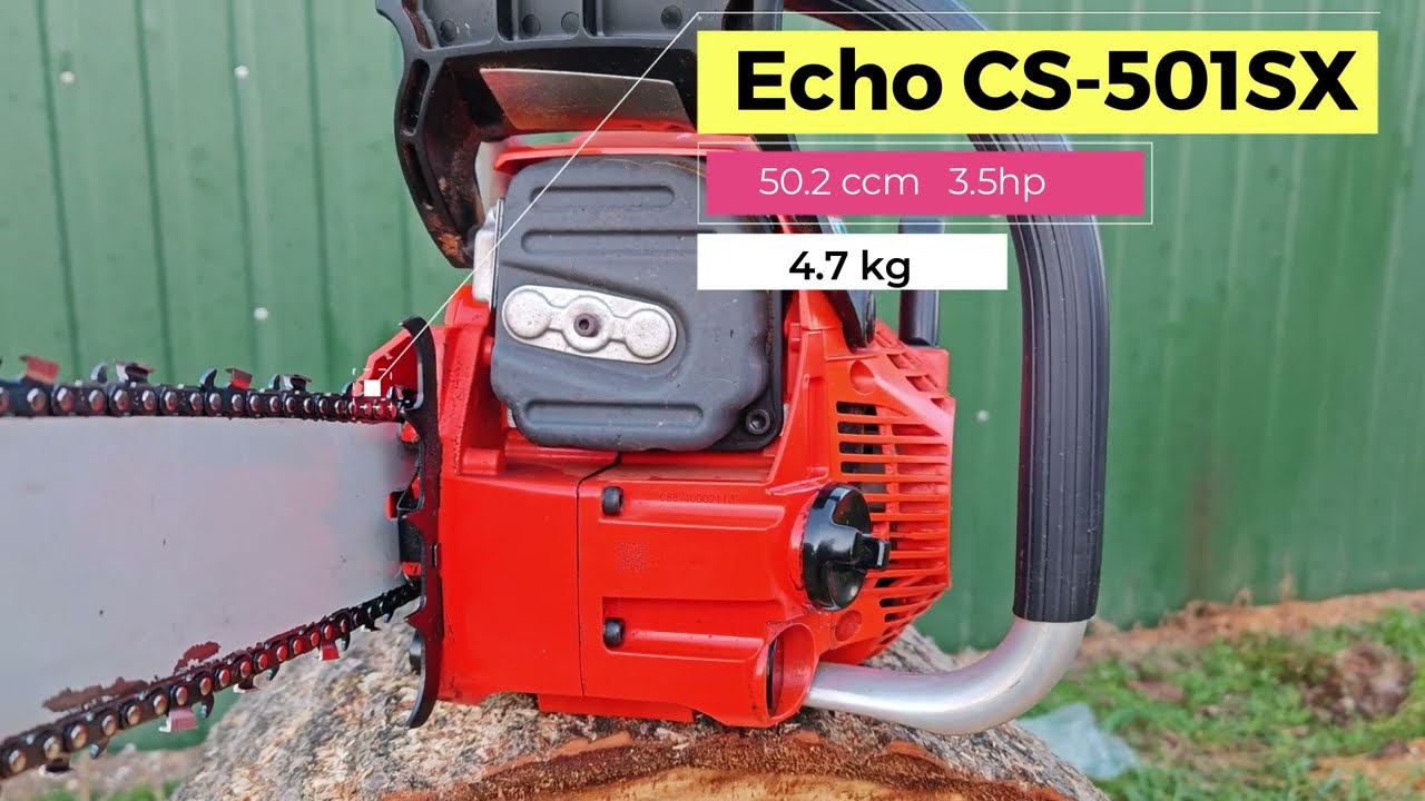 Echo CS-501Sx láncfűrész bemutató / chainsaw review