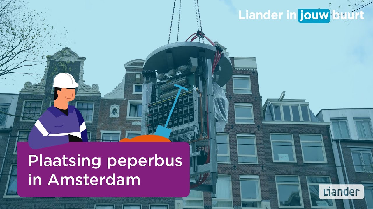 Een nieuwe peperbus aan de Rozengracht - Liander in jouw buurt