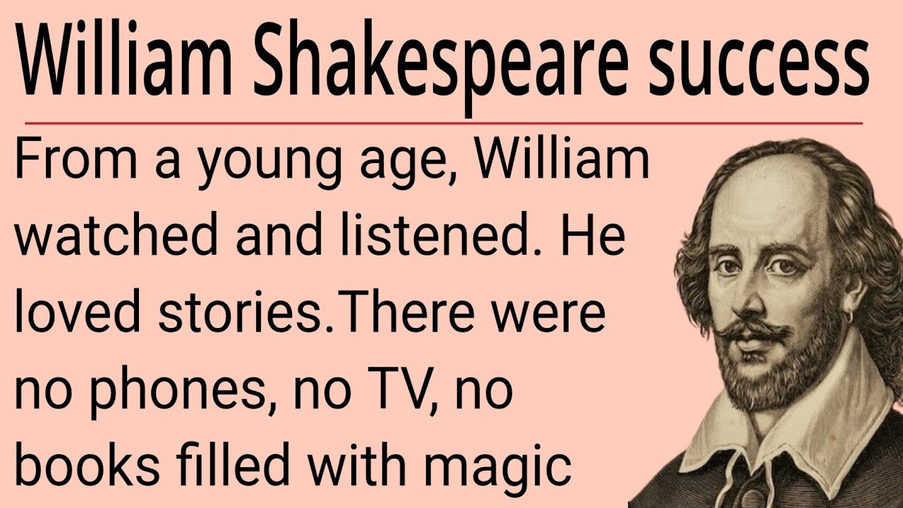 How you become Shakespeare...?😭 | How he changed his life| English Revenue 